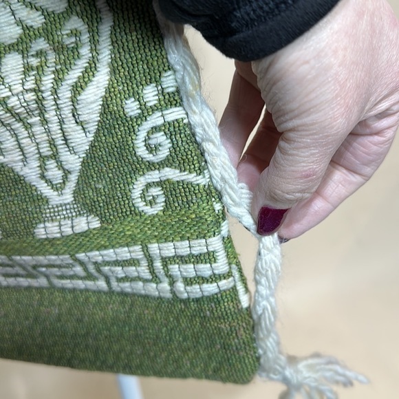 Vintage woven Greek style cross body bag - Picture 11 of 15